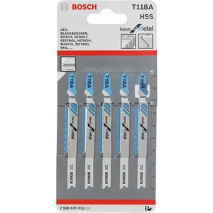 - T 118 A Dekupaj Testeresi Bıçağı - 5'li Paket Ekonomik Seri Metal Için