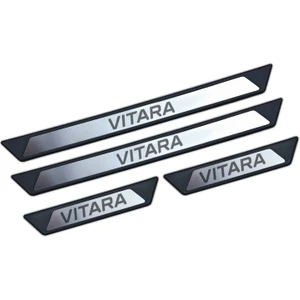 Suzuki Vitara 4 Krom Kapı Eşik Koruması 2015 Üzeri 4 Parça