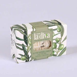 La Diva 2'li Zeytin Yapraklı Doğal Sabun 100 gr