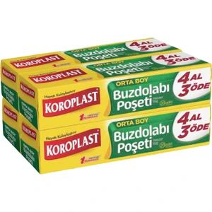Buzdolabı Poşeti Orta Boy 4 Al 3 Öde 80'li