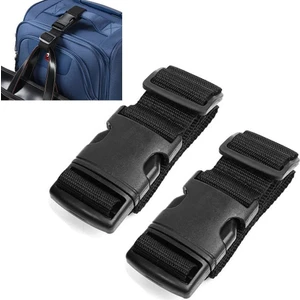 Başkent Çanta Siyah Ayarlanabilir Valiz Seyahat Kemeri