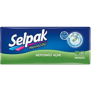 Cep Mendili Mentollü Mendil 10LU