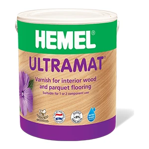 Hemel Ultramat Tek Komponentli Su Bazlı Parke Cilası - 2,5 Lt