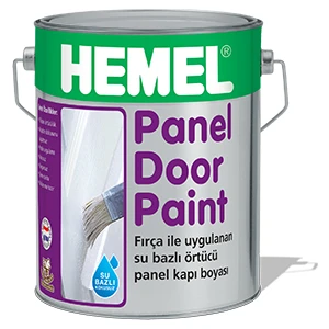 Hemel Su Bazlı Panel Kapı Boyası Beyaz - 2,5 Lt