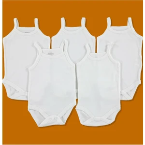 Özdemirli Bebe İp Askılı Çıtçıtlı Badi 5li Paket