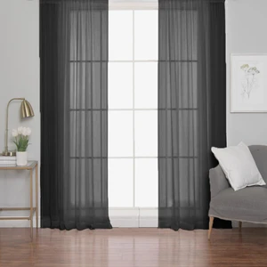 - Marino Serisi Siyah Tül Perde