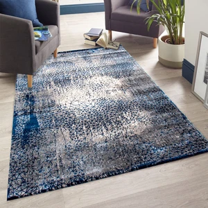 Halı Elit HE630 Gri / Mavi 80X150 cm Modern Dokuma Halı