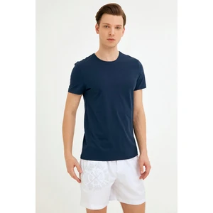 Bisiklet Yaka Basic Tshirt