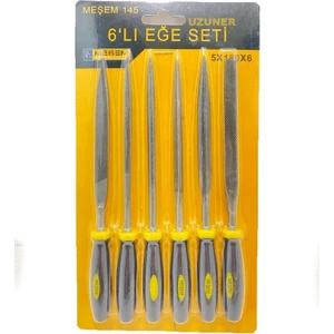 Mini Eğe Seti Takımı Çeşitli Uçlu 6 Parça 5X180X6