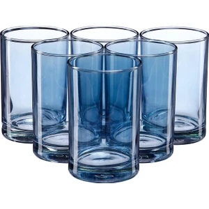 Evoks Lustelli 6'lı Kahve Yanı Bardağı - Mavi