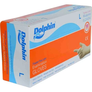 Pudrasız Beyaz Eldiven Latex   Büyük Boy (L) 100 Lü Paket