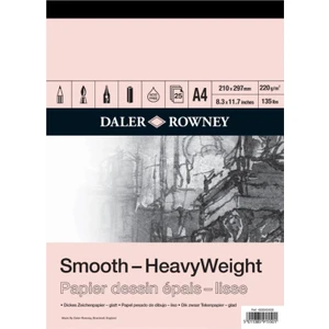 Daler Rowney Smooth Heavyweight Sketchbook Eskiz Çizim Defteri 220 Gr.  A4 25 Sayfa