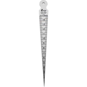 Shınwa Üçgen Konik Cetvel Paslanmaz Çelik 1-15 cm