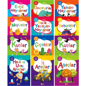 Küçük Kaşifin Boyama Kitabı (12 Kitap)