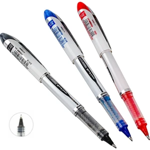 UB-200 Vision Elite Roller Kalem 0.8 mm 3'lü Set Mavi Siyah Kırmızı