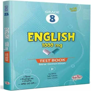 Editör Yayınları Grade 8 English Test Book