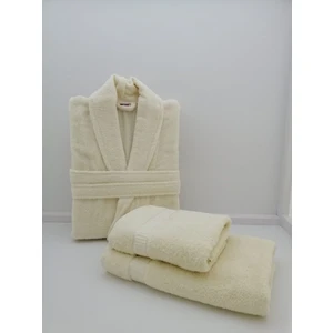 Seray Collectıon   Pamuk BORNOZ/50X90/70X140 Set 3 Parça