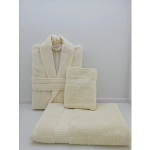Seray Collectıon   Pamuk BORNOZ/50X90/85X150 Set 3 Parça