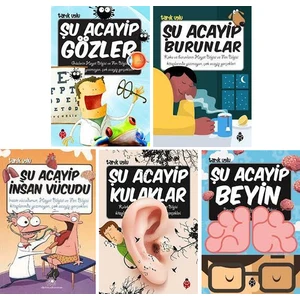 Şu Acayip Gözler - Burunlar - Insan Vücudu - Kulaklar - Beyin 5 Kitap Set / Tarık Uslu