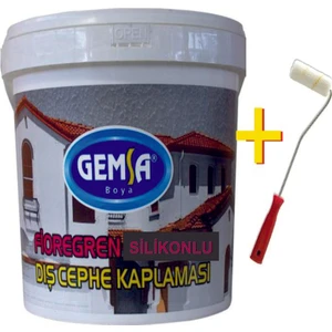 Gemsa Gren Textürlü Dış Cephe Boyası Su Bazlı 20 kg Leylak