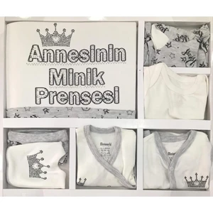 - 10'lu Kız Bebek Hastane Çıkışı Zıbın Seti