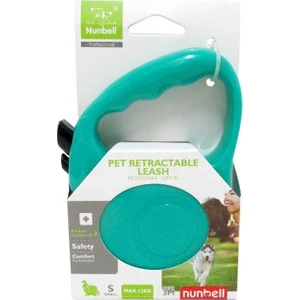 Otomatik Şerit Uzatmalı Kedi Köpek Tasma 3 m Açık Yeşil Renkli Yüksek Kalite Plastik Gövde