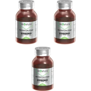 Magnezyum Sitrat ve P-5-P (Vitamin B6) Takviye Edici Gıda 3 Adet