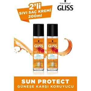 Sun Protect Sıvı Saç Kremi 200 ml x 2 Adet
