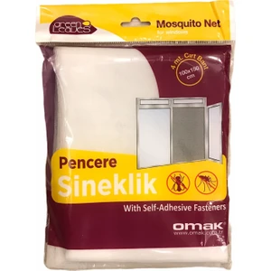 ACY STORE Hazır Pencere Sinekliği 5 Adet 100 x 150 cm + 4 mt Cırt Bant Sezonluk Pratik Sineklik