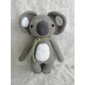 Atkılı Koala Amigurumi Oyuncak