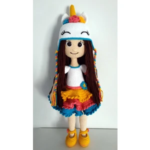 Oyuncak Park Unicorn Bebek Amigurumi Oyuncak