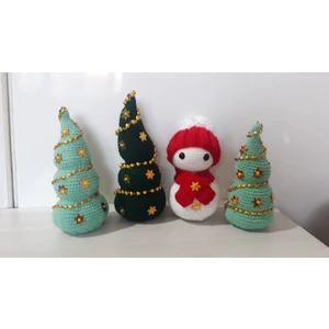 Noel Ağacı Takımı Amigurumi Oyuncak