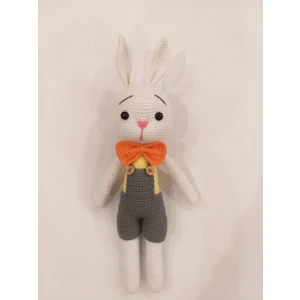 Papyonlu Şirin Tavşan Amigurumi Oyuncak