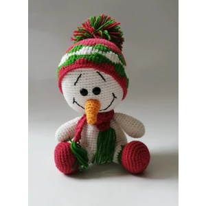 Oyuncak Park Ponçik Kardan Adam Amigurumi Oyuncak