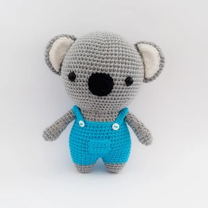 Tulumlu Sevimli Koala Amigurumi Oyuncak