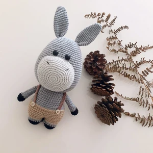 Oyuncak Park Bernard Eşek Sıpası Amigurumi Oyuncak