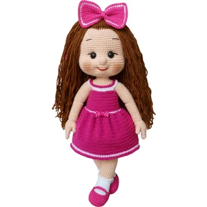 Oyuncak Park Gamze Bebek Amigurumi Organik Oyuncak