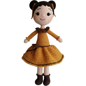 Oyuncak Park Sezin Bebek Amigurumi Organik Oyuncak