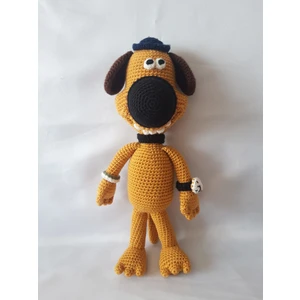 Oyuncak Park Koyun Shaun Köpeği Amigurumi Organik Oyuncak