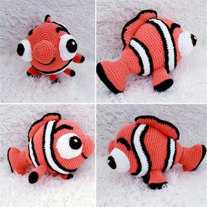 Oyuncak Park Kayıp Balık Nemo Amigurumi Organik Oyuncak