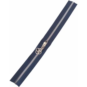 Angel Çanta Akssesuar Başlıklı Fermuar 30 cm Gümüş Metal Lacivert