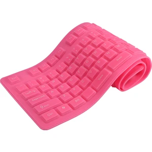 108 Tuş USB Silikon Esnek Katlanabilir Klavye Laptop (Yurt Dışından)