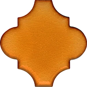 Armada Çini 12x12 Ottoman Düz Arabesk Karamel Çini