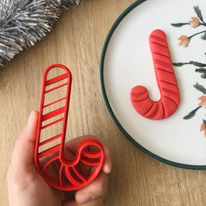 Şeker Kamışı Kurabiye Kalıbı (Ince Kalın Çizgili Model)