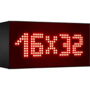 Depo Tabela Reklam Kırmızı Kayan Yazı LED Tabela 16 x 32 cm Tek Taraflı Depo Reklam Tabela