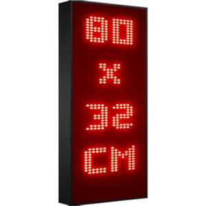 Depo Tabela Reklam Kırmızı Kayan Yazı LED Tabela 80X32 cm Tek Taraflı Depo Reklam Tabela Depo Tabela Reklam