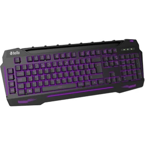 HL-4616 4 Makro Tuşlu 3 Renk Işıklı  Oyuncu Klavye