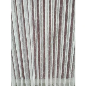 Perde Deposu Keten Tül Perde Yağmur Damlası Ütü Sevmez Tül Perde 1 x 3 Sık Pileli