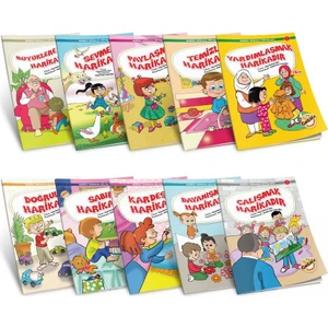 Can Kardeş Yayınları Harika Değerler Eğitim Seti 10 Kitap
