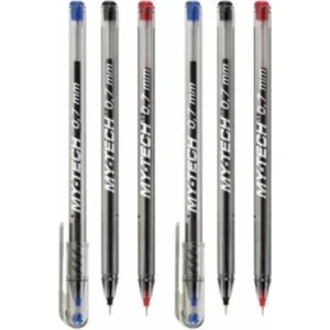 My-Tech Tükenmez Kalem 0.7 mm 6’lı 3 Farklı Renk